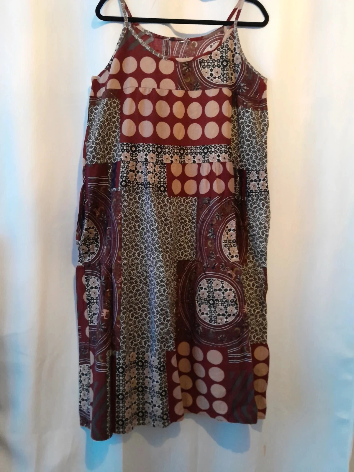 Robe bohème, style Patchwork, taille 4XL